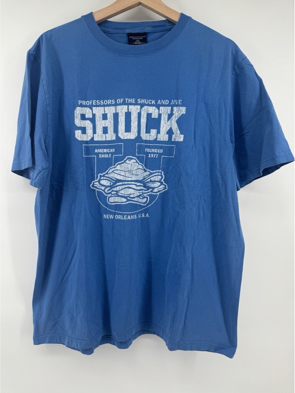 Vintage Y2K American Eagle Men’s T Shirt Size Large